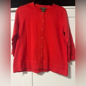 Eddie Bauer  3/4 sleeved cardigan.